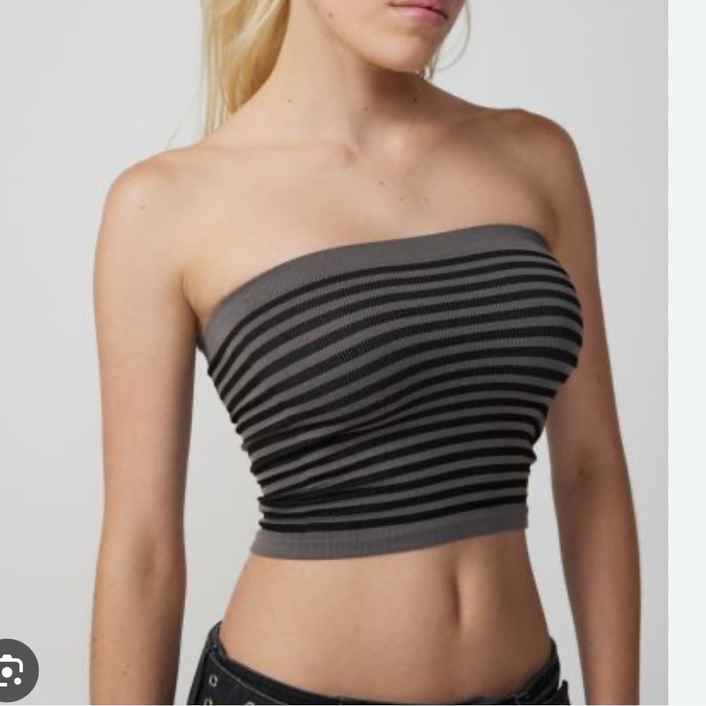 Urban Outfitters stretchy striped tube top